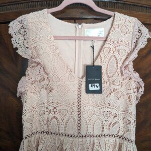 NWT Boutique Blush Pink Dress